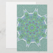 Cool Green Floral pattern (Front/Back)