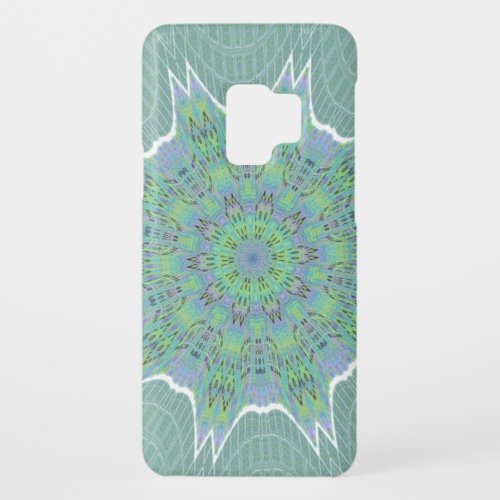 Cool Green Floral pattern Case_Mate Samsung Galaxy S9 Case