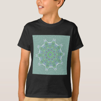 Cool Green Floral pattern T-Shirt