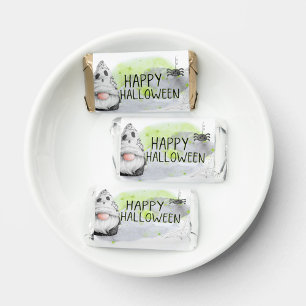 Cool green gnome happy halloween trick or treat  hershey's miniatures