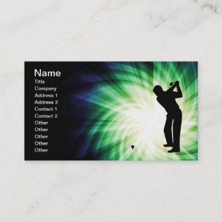 Cool Green Golf Business Card