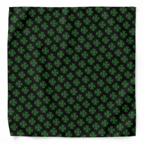 Cool green lucky clover St Patricks Day bandana