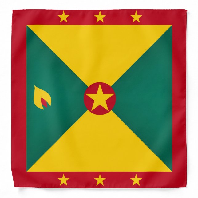 Cool Grenada Flag Fashion Bandana (Front)