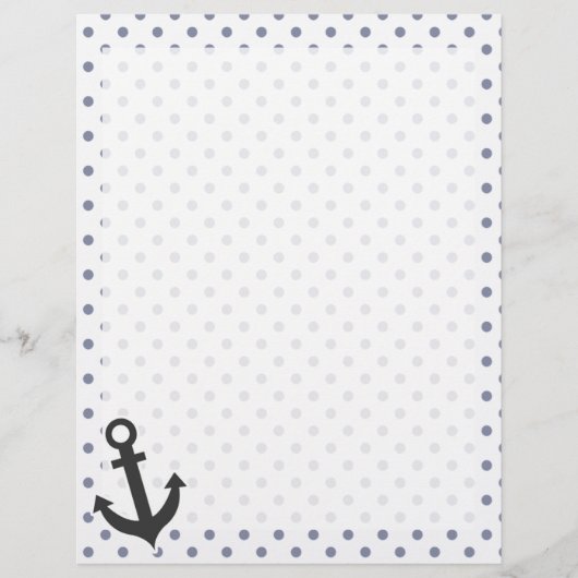 Cool Grey Polka Dots; Anchor (Front)