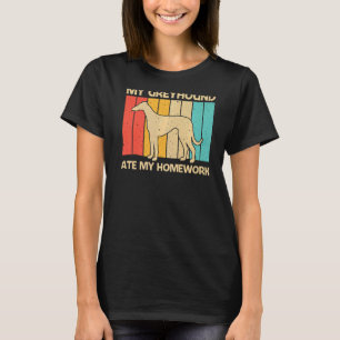 Cool Greyhound For Kids Boys Sighthound Pet Dog Br T-Shirt