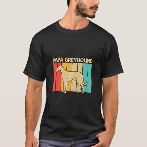 Cool Greyhound For Men Boys Sighthound Pet Dog Bre T_Shirt