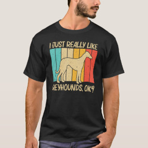Cool Greyhound For Men Women Sighthound Pet Dog Br T-Shirt