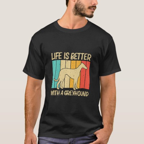 Cool Greyhound For Men Women Sighthound Pet Dog Br T_Shirt