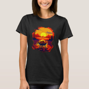 Cool grilling at Lake in summery Days with Family  T-Shirt