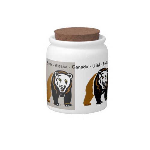 Cool Grizzly bear_Endangered animal _ Nature _ Candy Jar