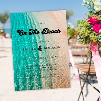 Cool Groovy On The Beach Destination Wedding