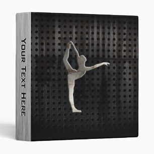 Cool Grunge Ballet 3 Ring Binder