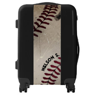 Cool Grunge Baseball Personalized Luggage