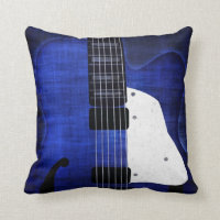 Cool Grunge Electric Guitar Pillow
