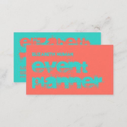 Cool Grunge Exotic Colorways Business Card