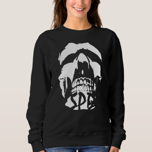 Cool Grunge Horror Skull   Sweatshirt