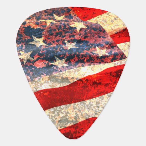 Cool Grunge Look USA Guitar Picks