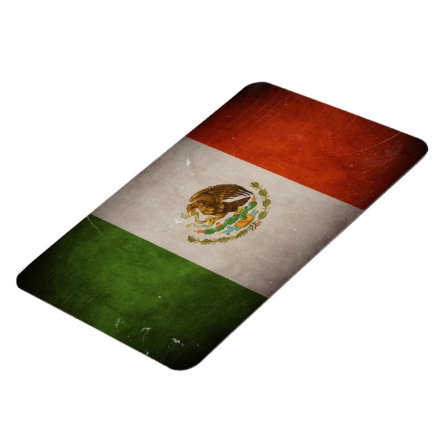 Cool Grunge Mexico Mexican Flag Magnet (Left Side)