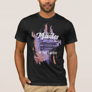 Cool Grunge Muscle Car Shirt - Graphic Design Tee