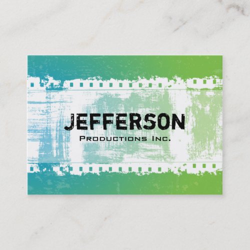Cool Grunge Style Large Company Business Card