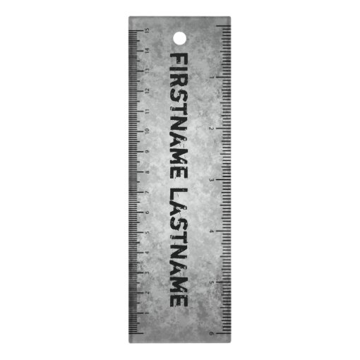 Cool grungy name ruler | Zazzle