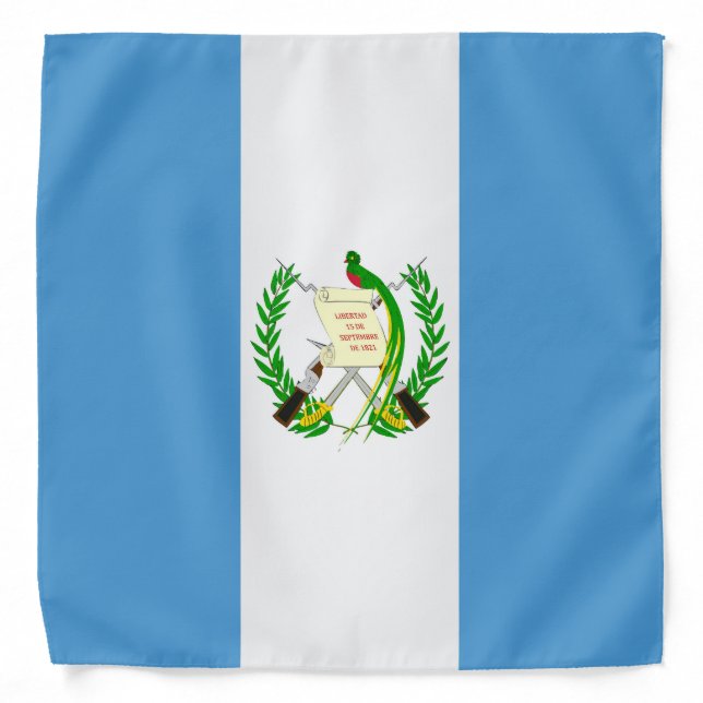 Cool Guatemala Flag Fashion Bandana (Front)
