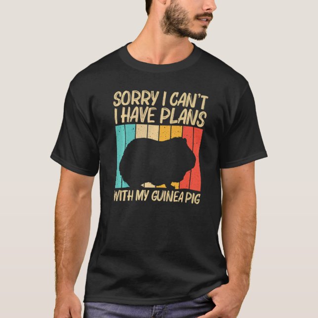 Cool Guinea Pig For Men Women Cavy Pet Rodent      T-Shirt (Front)