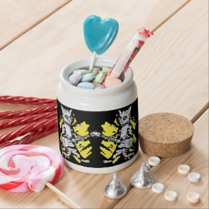 Cool Guitar Cat Rock Music Candy Jar