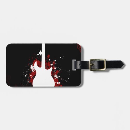 Cool Guitar Design Luggage Tag