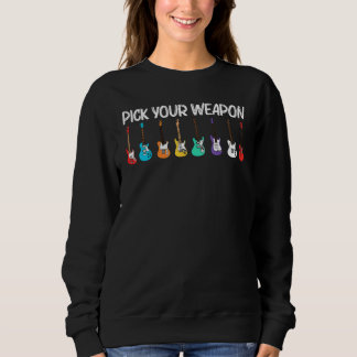 Cool Guitar For Men Women Acoustic Guitarist Band Sweatshirt