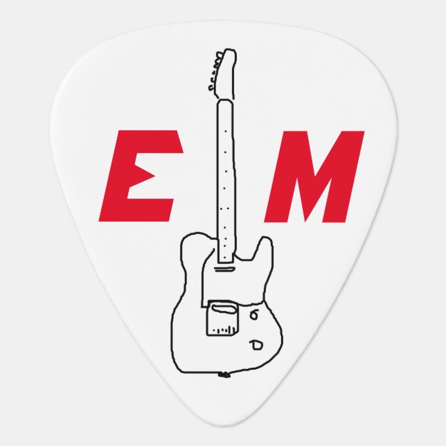 cool guitar idea for the guitar-player pick (Front)