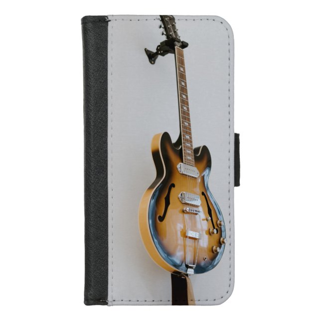 Cool Guitar iPhone Wallet Case (Front)