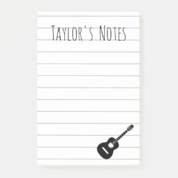 Cool Guitar Personalized Name Notes