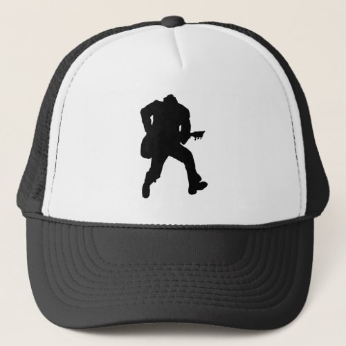 Cool Guitar Player Trucker Hat