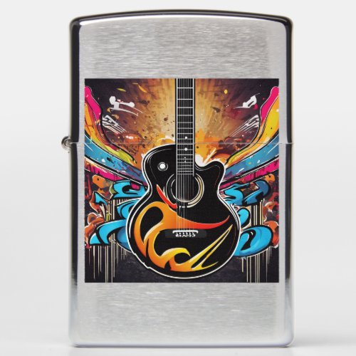 Cool Guitar Zippo Lighter