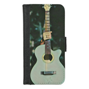 Cool guitarist gifts iPhone 8/7 wallet case