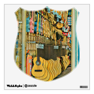 Cool guitarist gifts wall decal