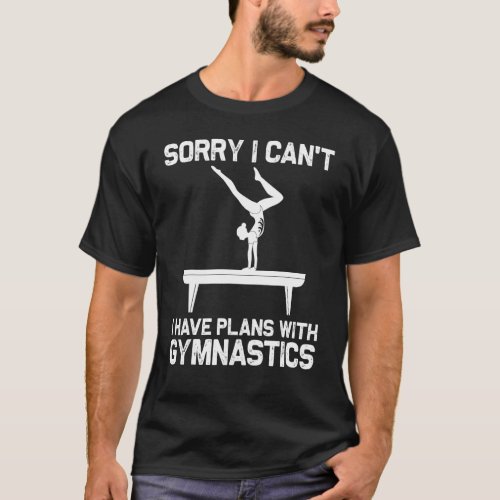 Cool Gymnastics For Men Women Gymnast Tumbling Han T_Shirt