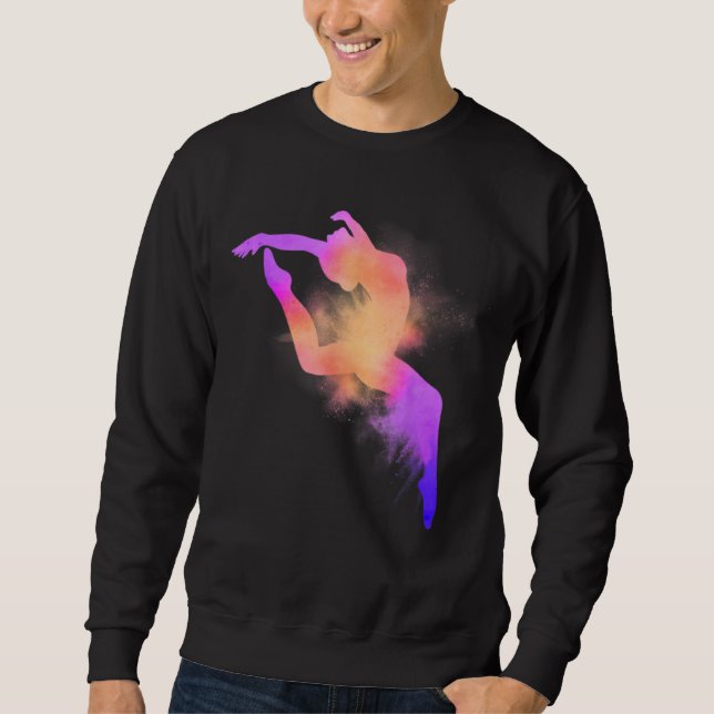 Cool Gymnastics For Women Girls Gymnast Coach Danc Sweatshirt (Front)