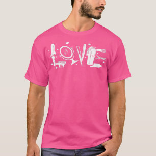 Cool Hairdresser Art Men Women Hairstylist Tools B T-Shirt
