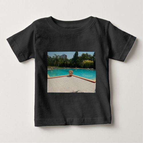 Cool Hakuna Matata Pool Side I love My Familyjpg Baby T_Shirt