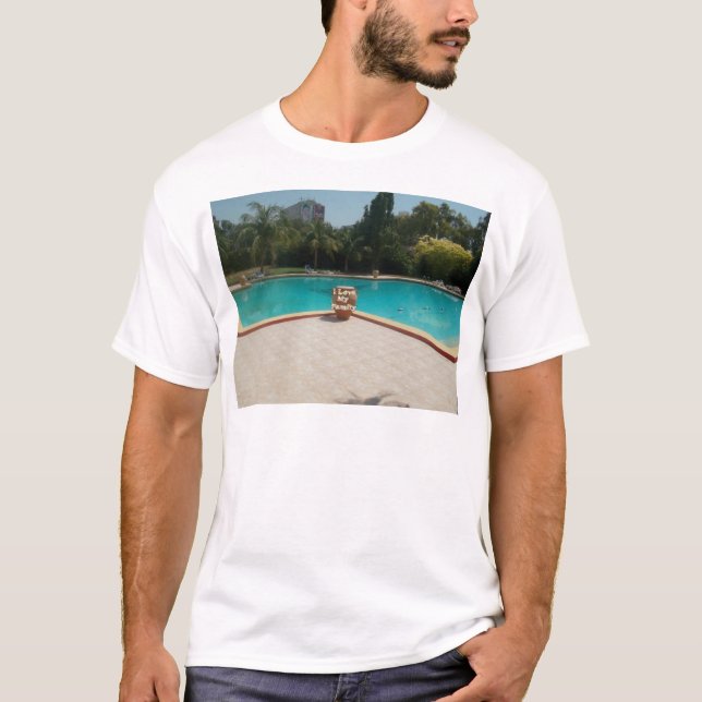 Cool Hakuna Matata Pool Side I love My Family.jpg T-Shirt (Front)