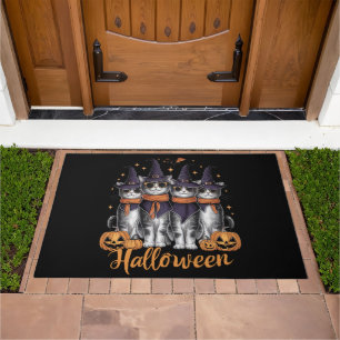 Cool Halloween Cats Gift for Daughter Gift for Her Doormat