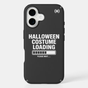 Cool Halloween Costume Loading Graphic Spooky iPhone 16 Case