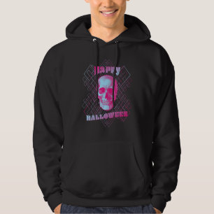 Cool Halloween Modern Style Colorful Happy Skull F Hoodie