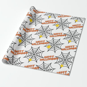 Cool Halloween Spider Web Wrapping Paper