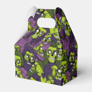 cool Halloween zombies tiled party Favor Boxes