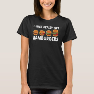Cool Hamburger For Men Women Cheeseburger Burger T-Shirt