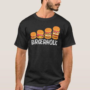Cool Hamburger For Men Women Cheeseburger Fast Foo T-Shirt