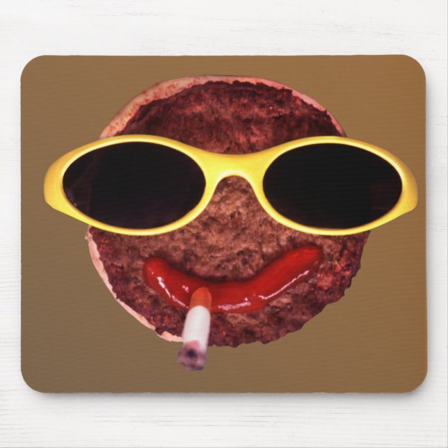 Cool Hamburger Mouse Pad (Front)